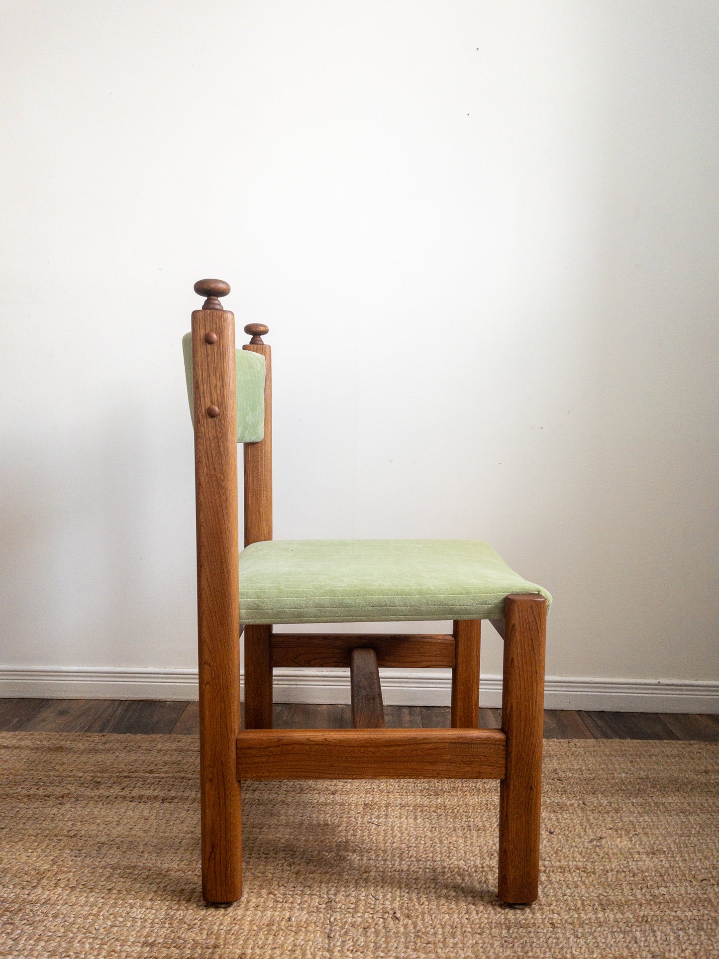 Vintage oak dining chairs