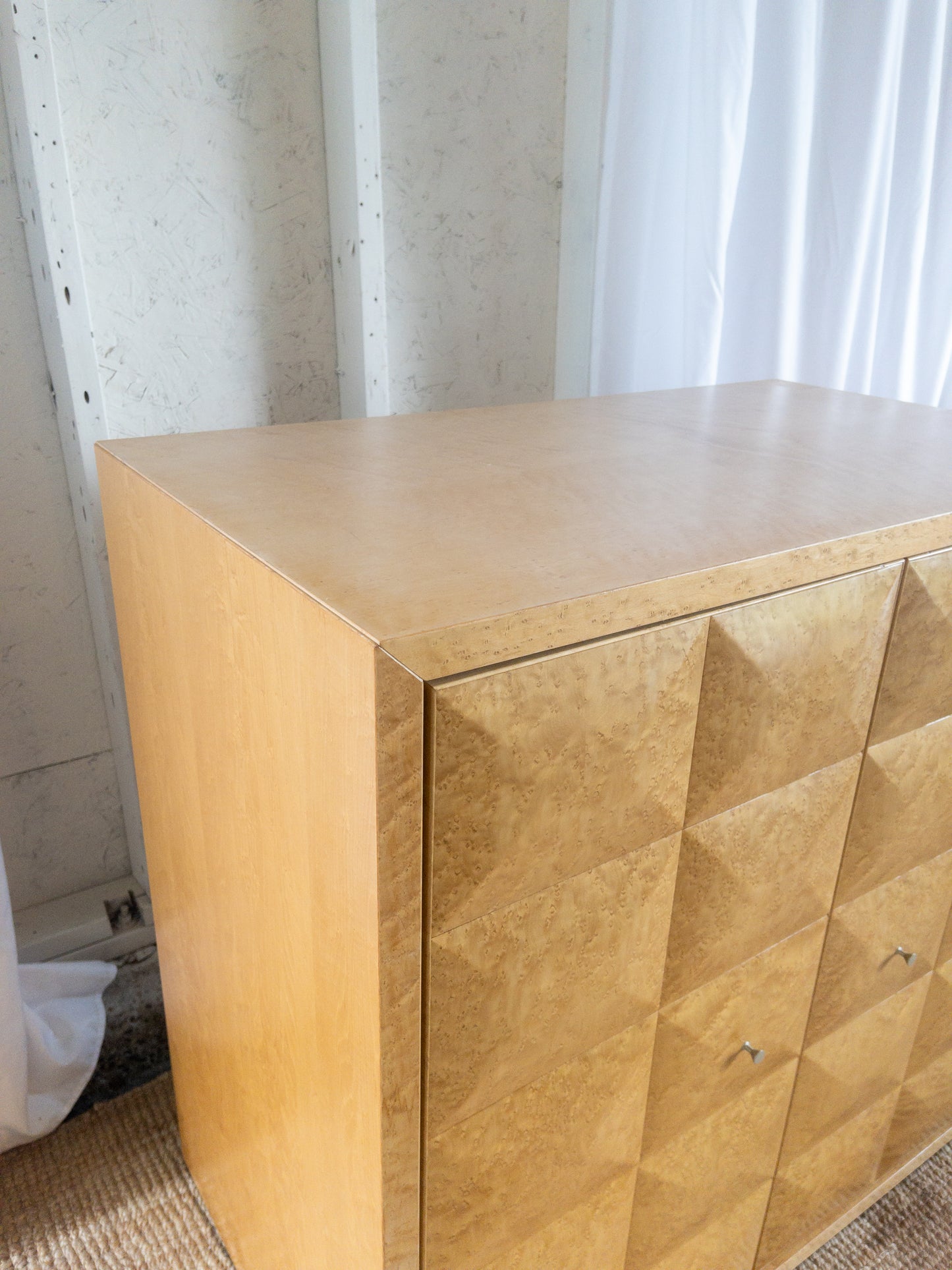 Birds Eye maple cabinet