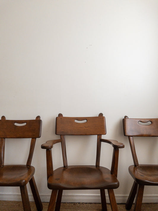 Maple dining chairs