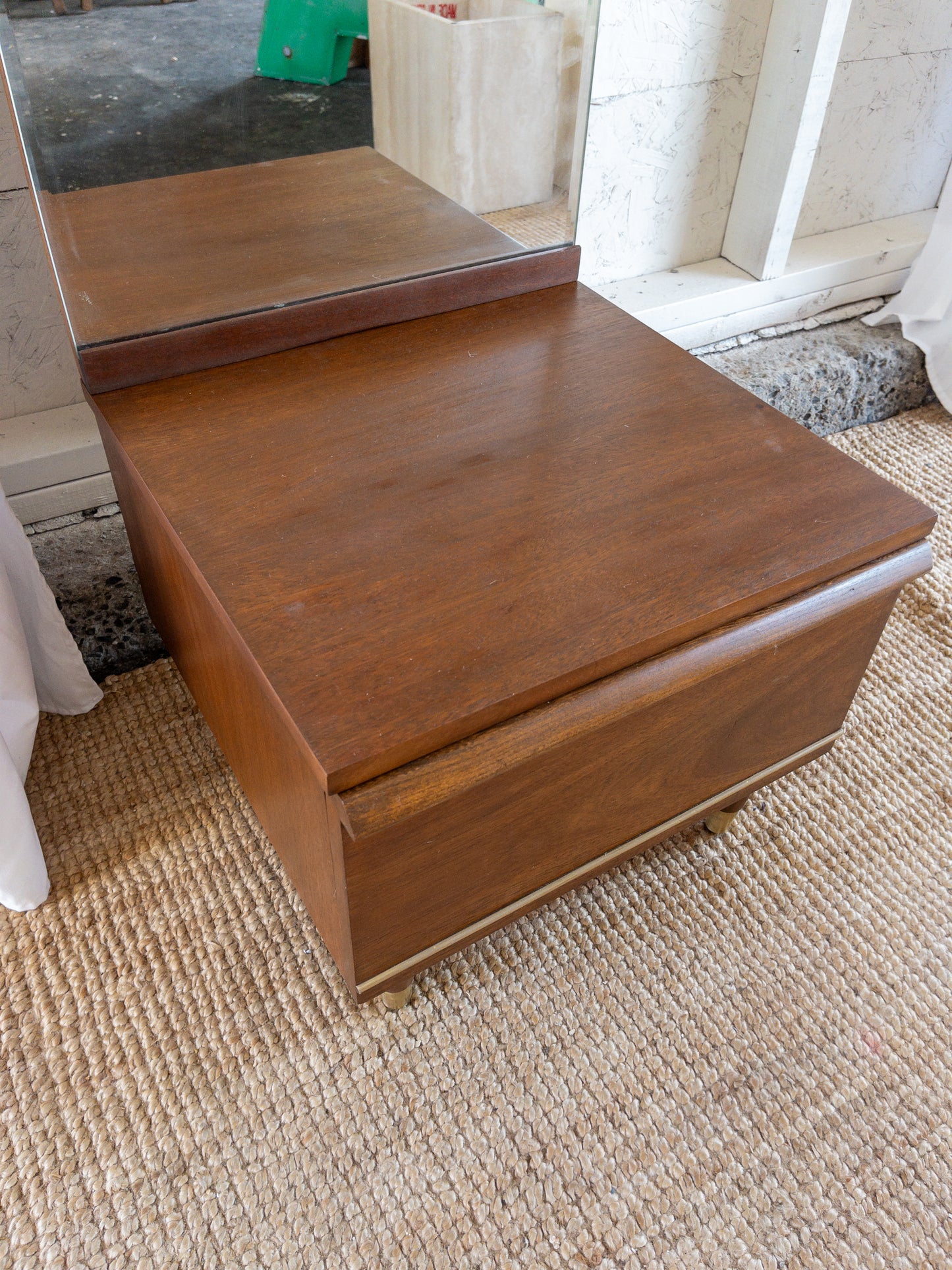 Mid-century standing mirror