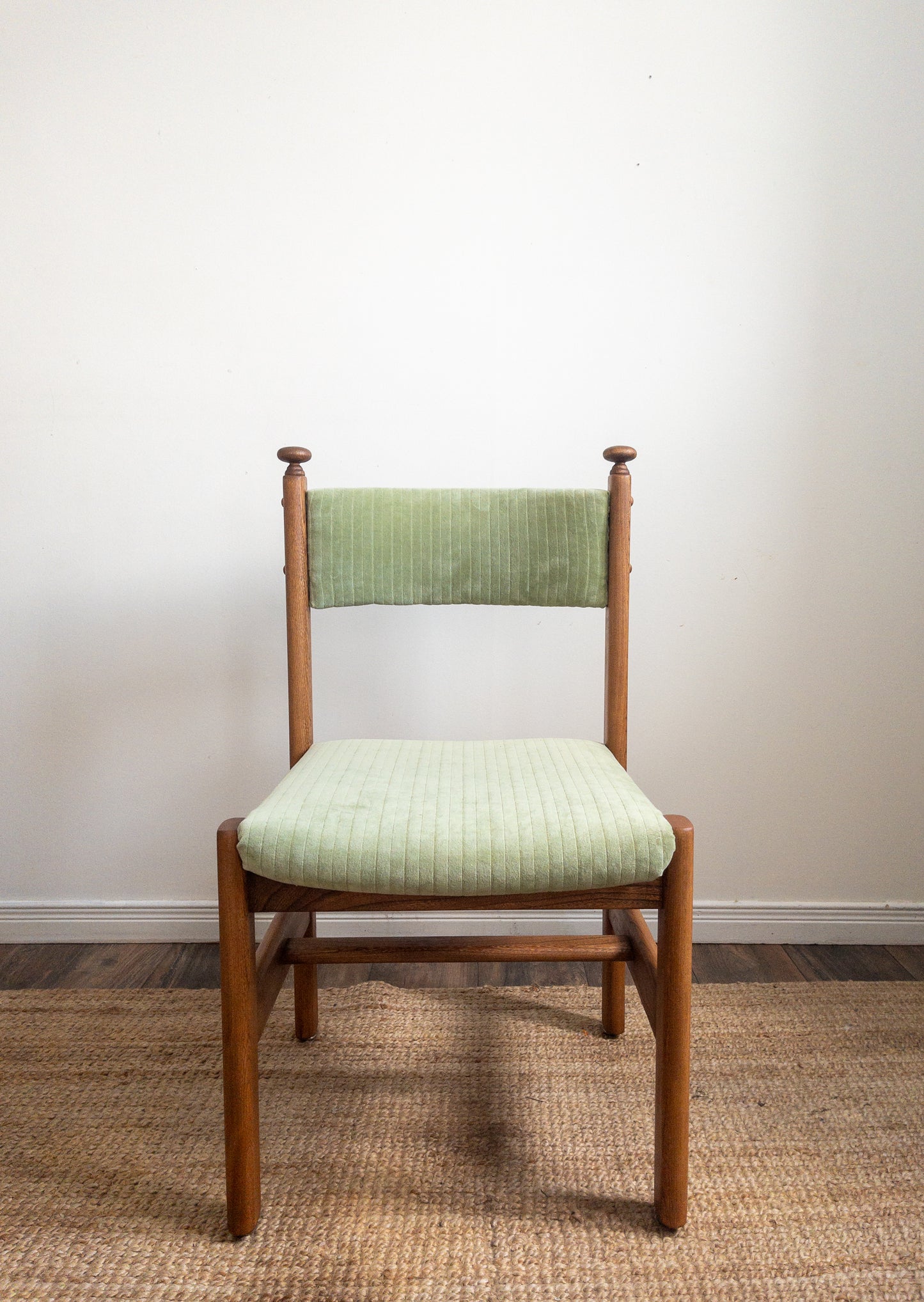 Vintage oak dining chairs