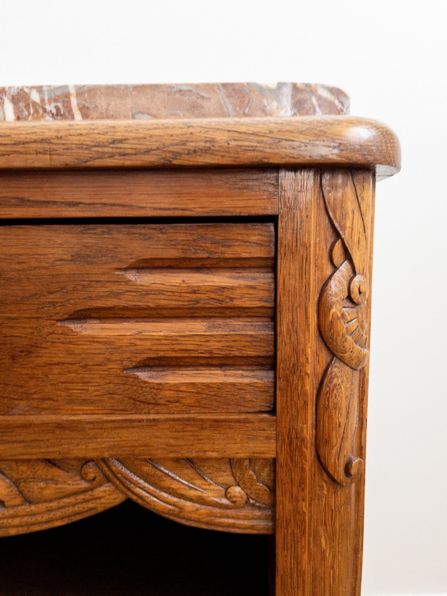 30s oak bedside tables