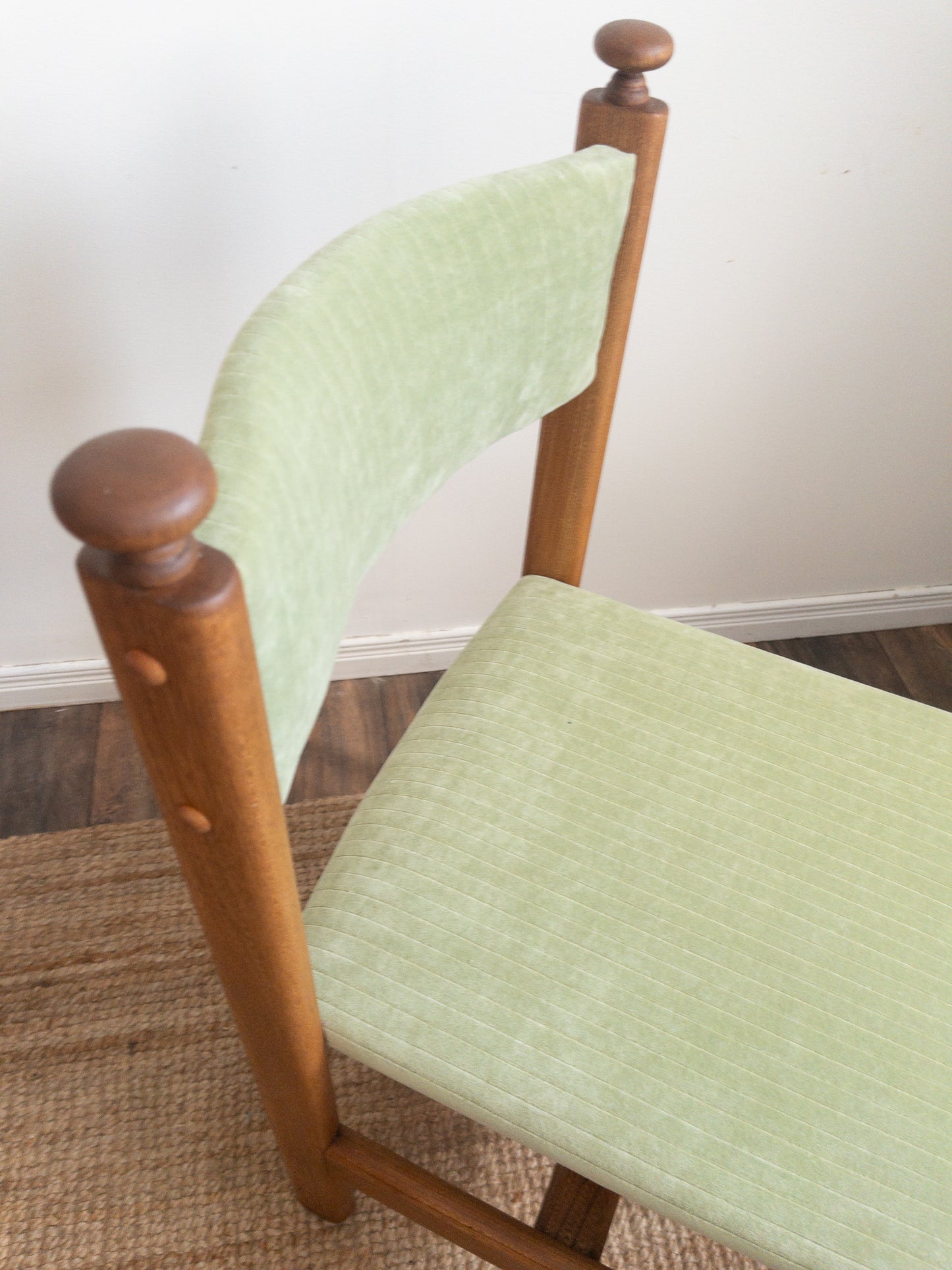 Vintage oak dining chairs