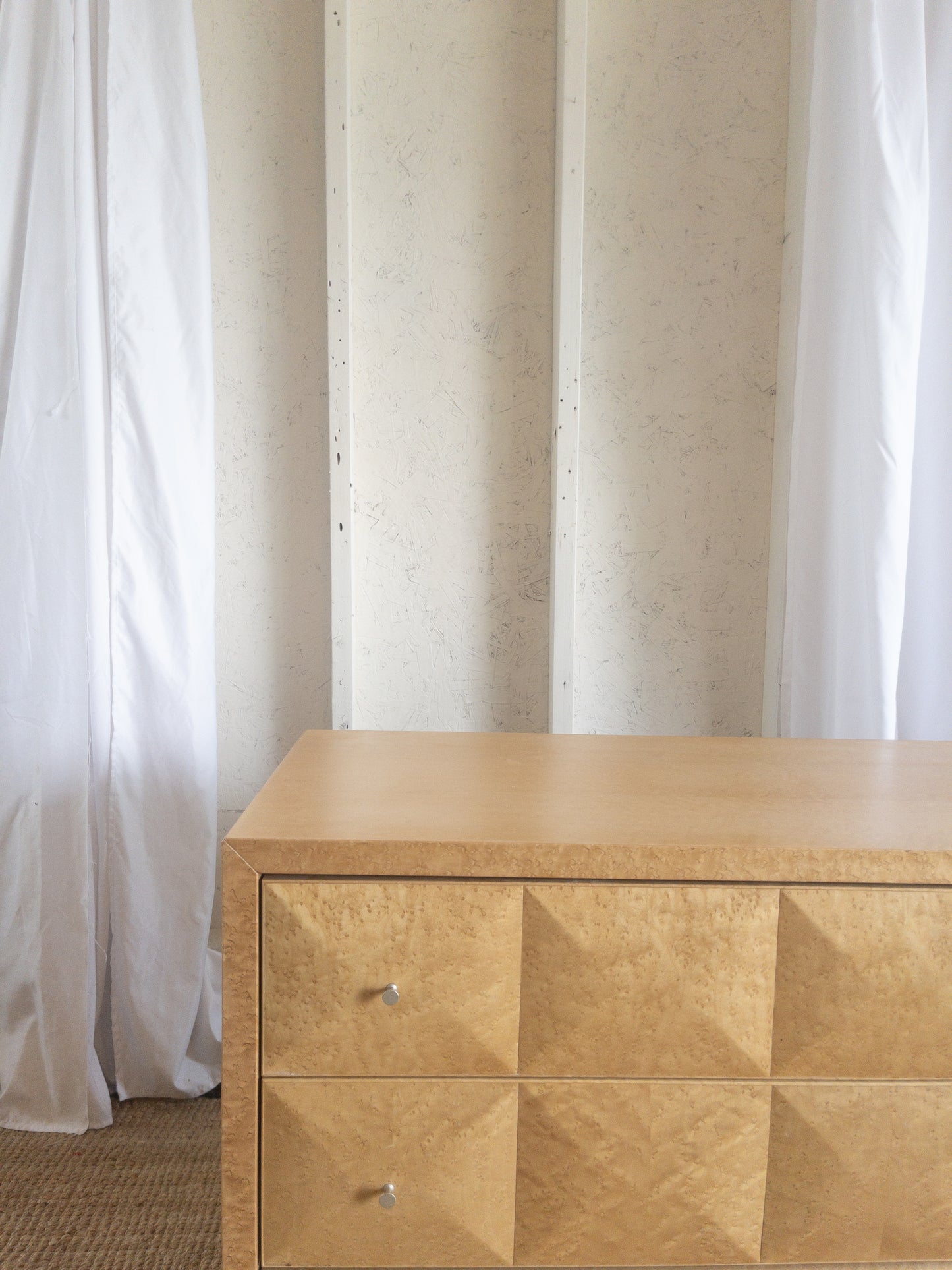 Birds Eye maple nightstands