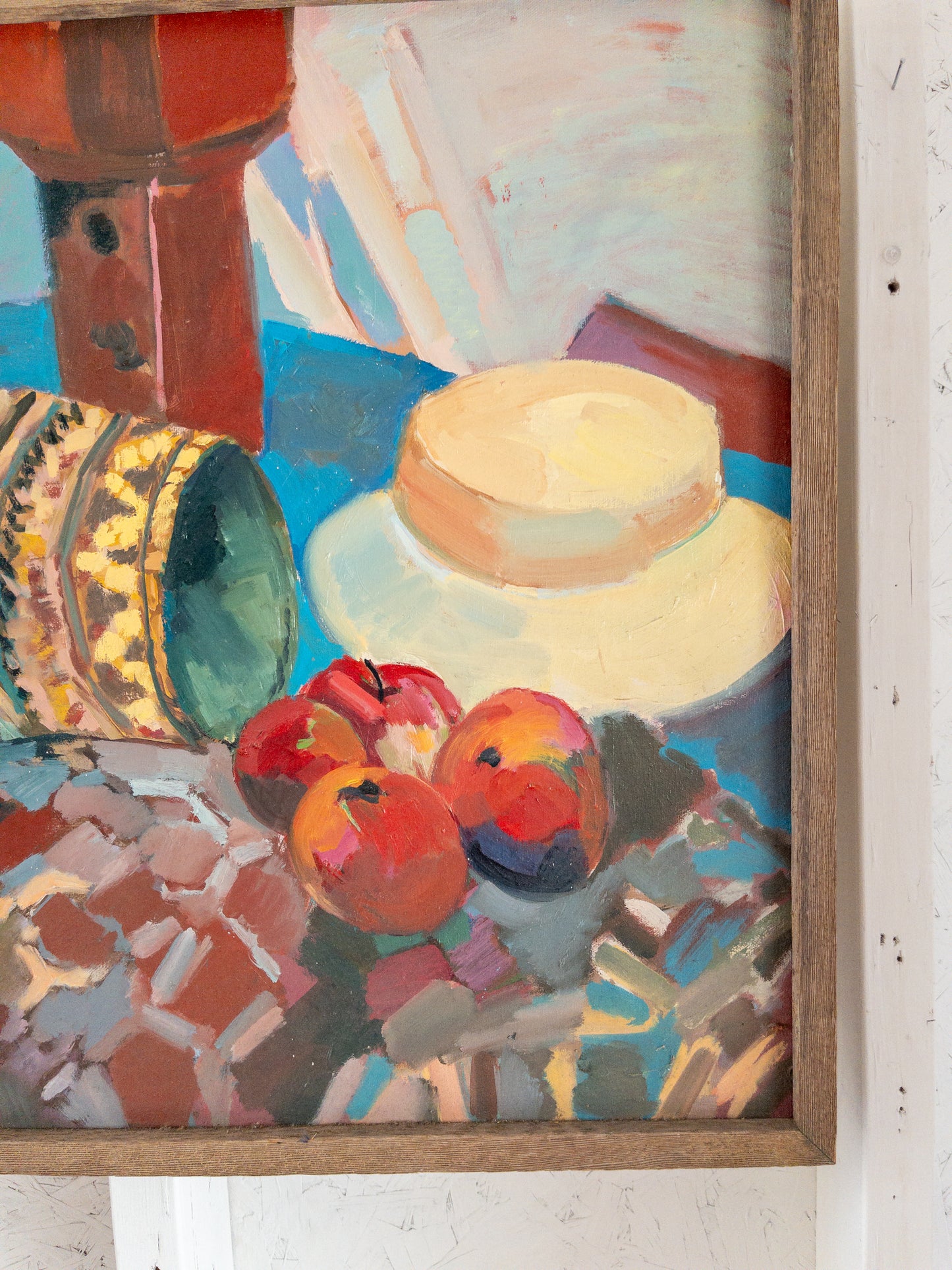 "Still Life in Patterns" oil painting