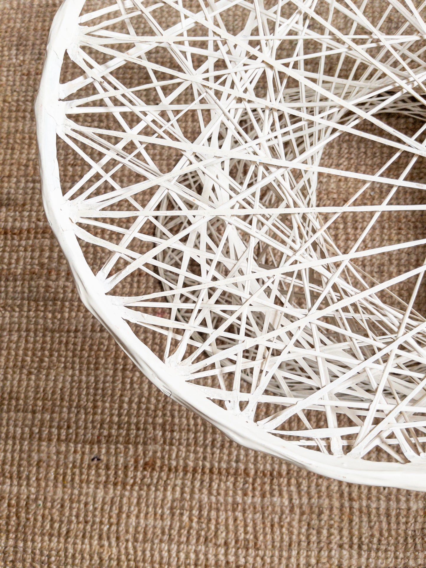 Spun fibreglass side table