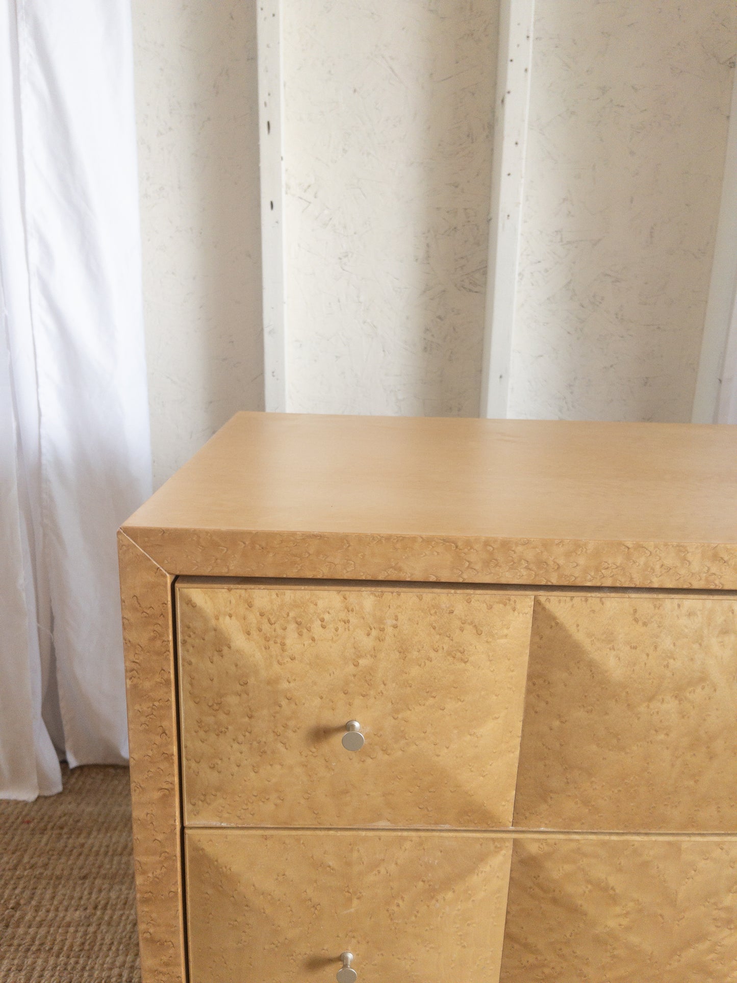 Birds Eye maple nightstands