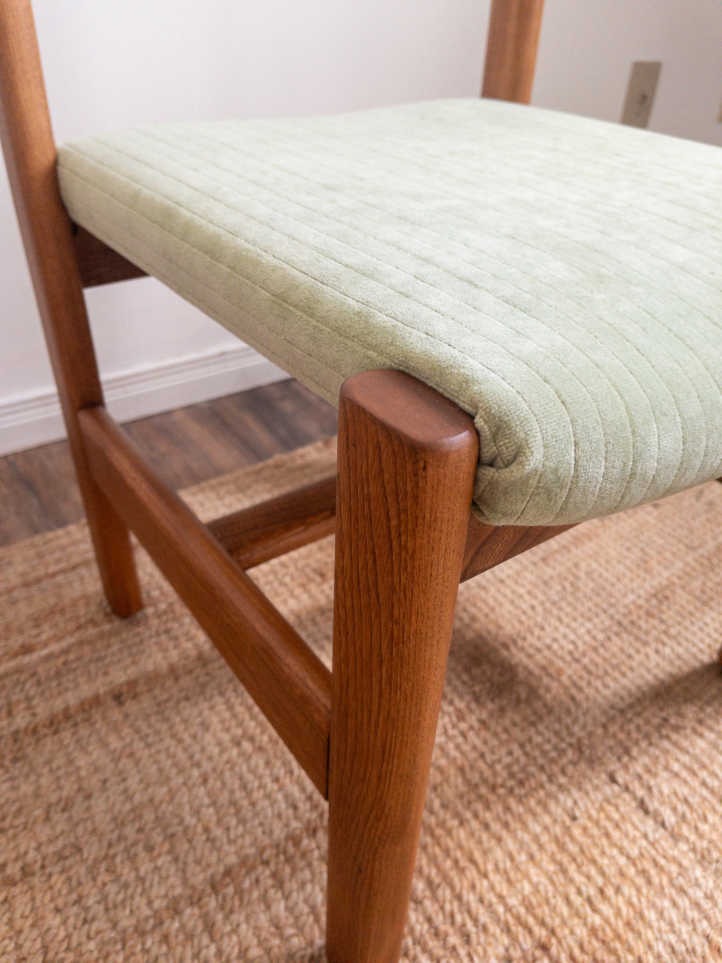 Vintage oak dining chairs