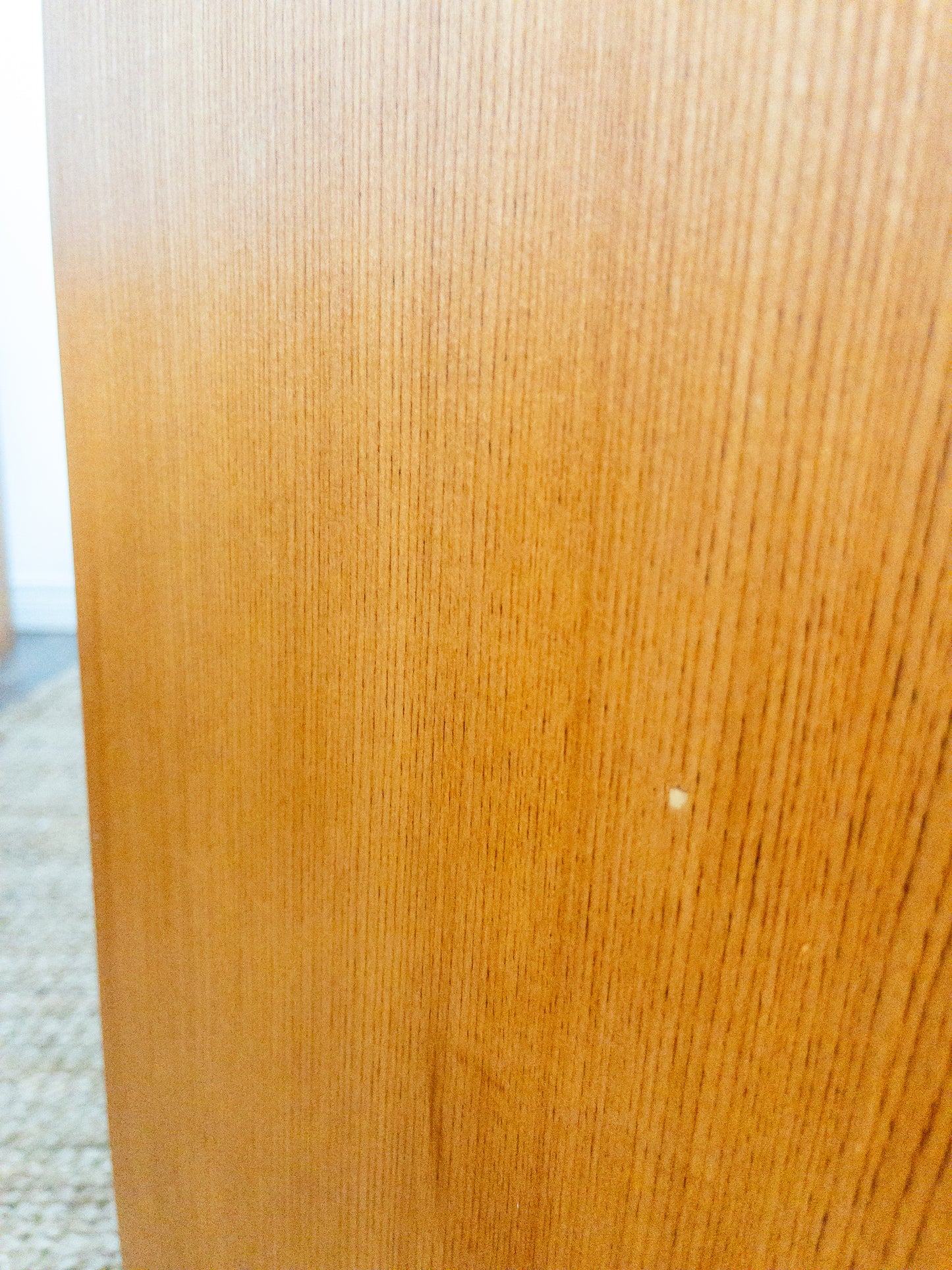60s burl wood dresser