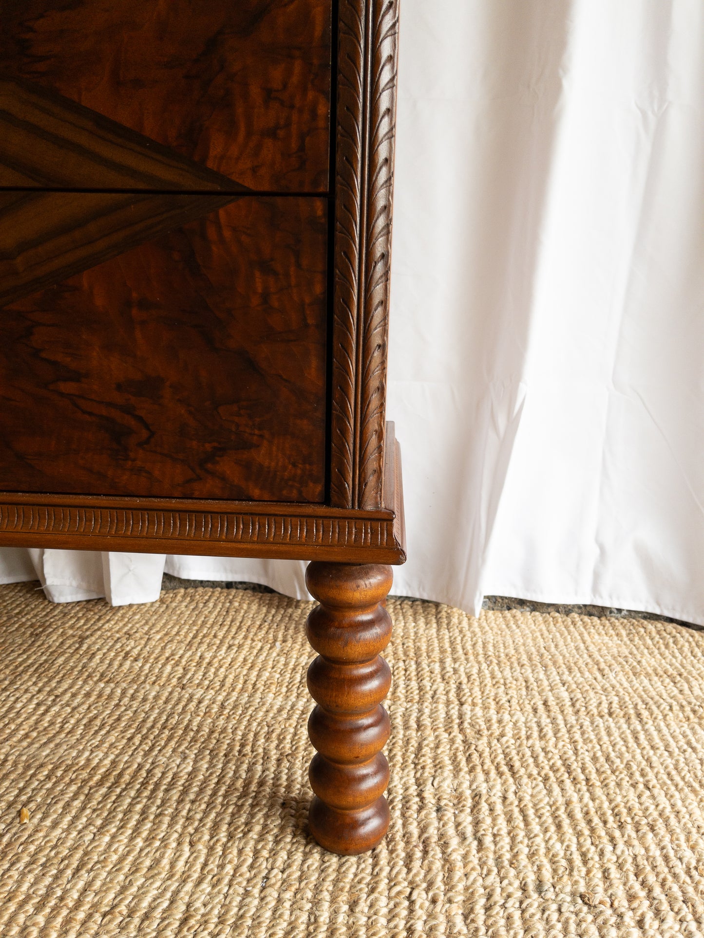 Marble top tall boy