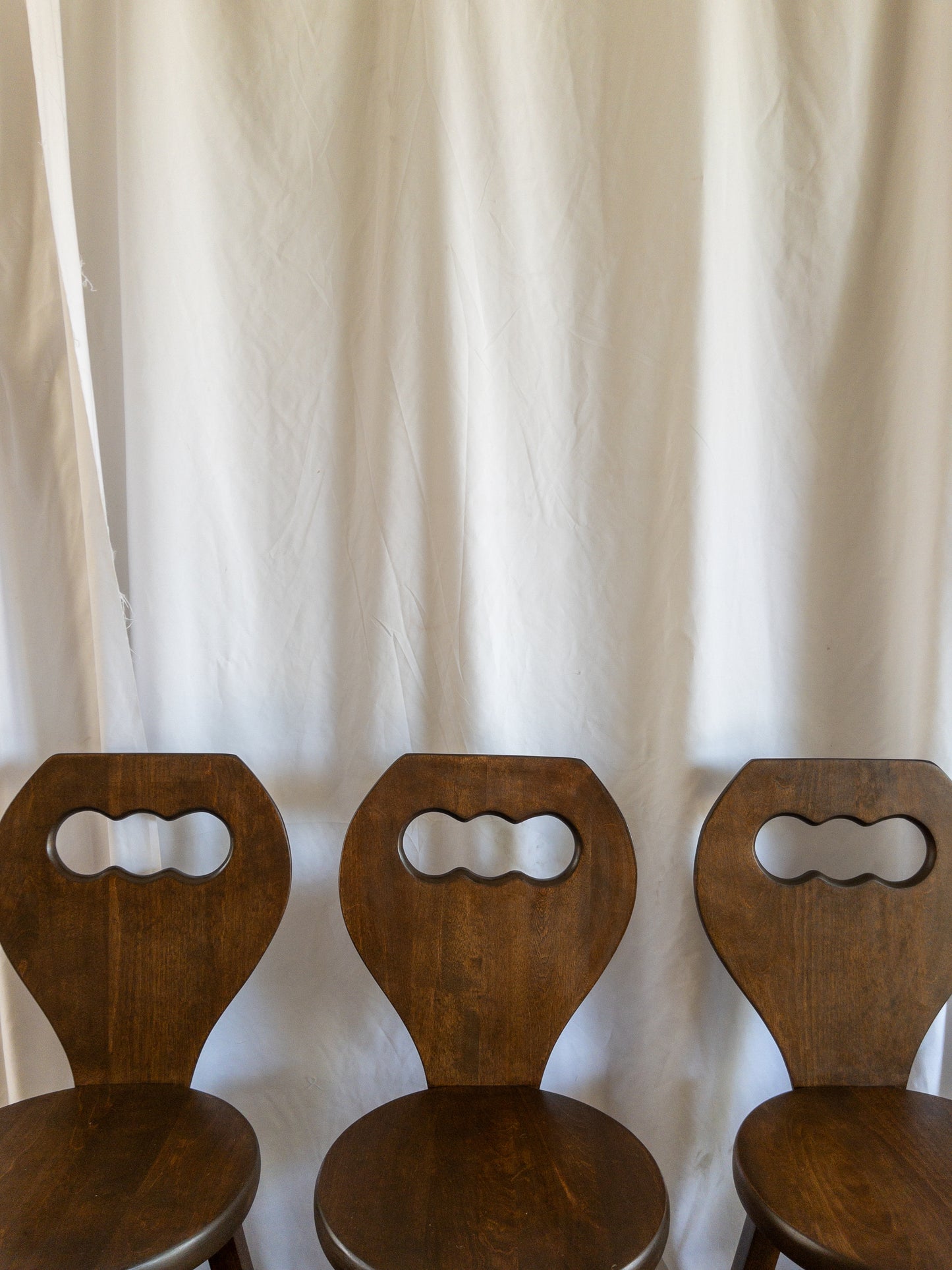 carved wood chairs