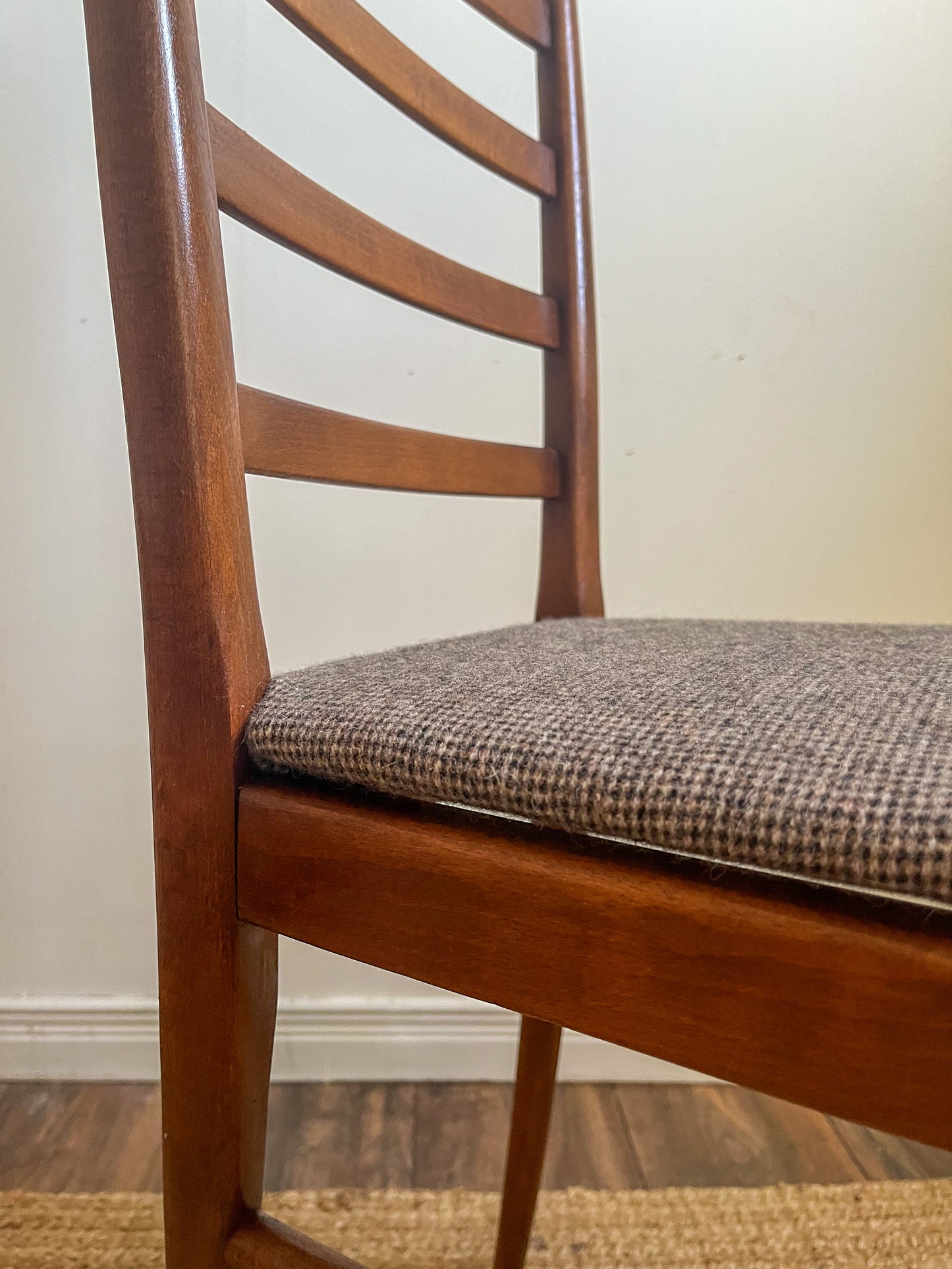 Italian Ladder back dining chairs