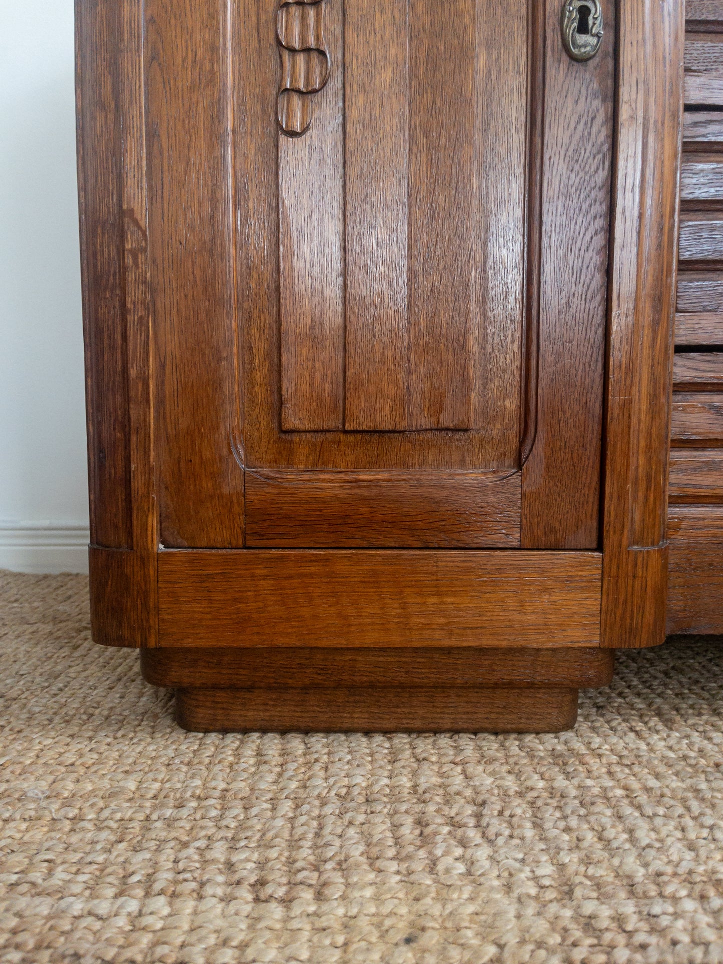 30s oak sideboard