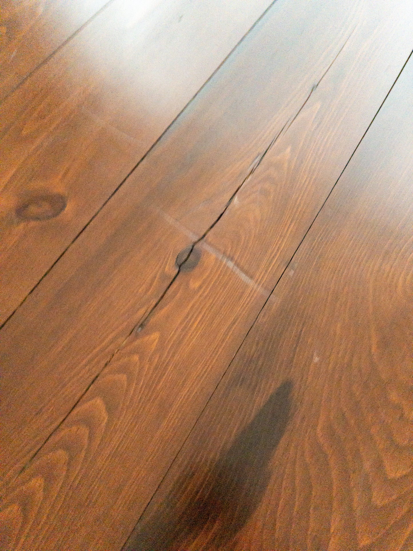 OOAK brutalist wood dining set