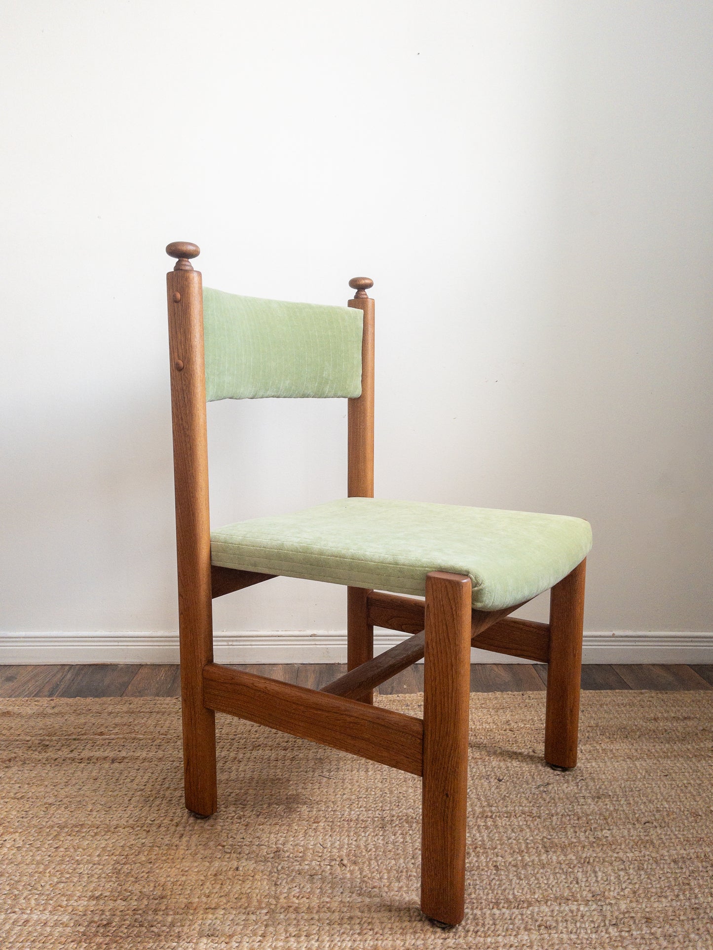 Vintage oak dining chairs