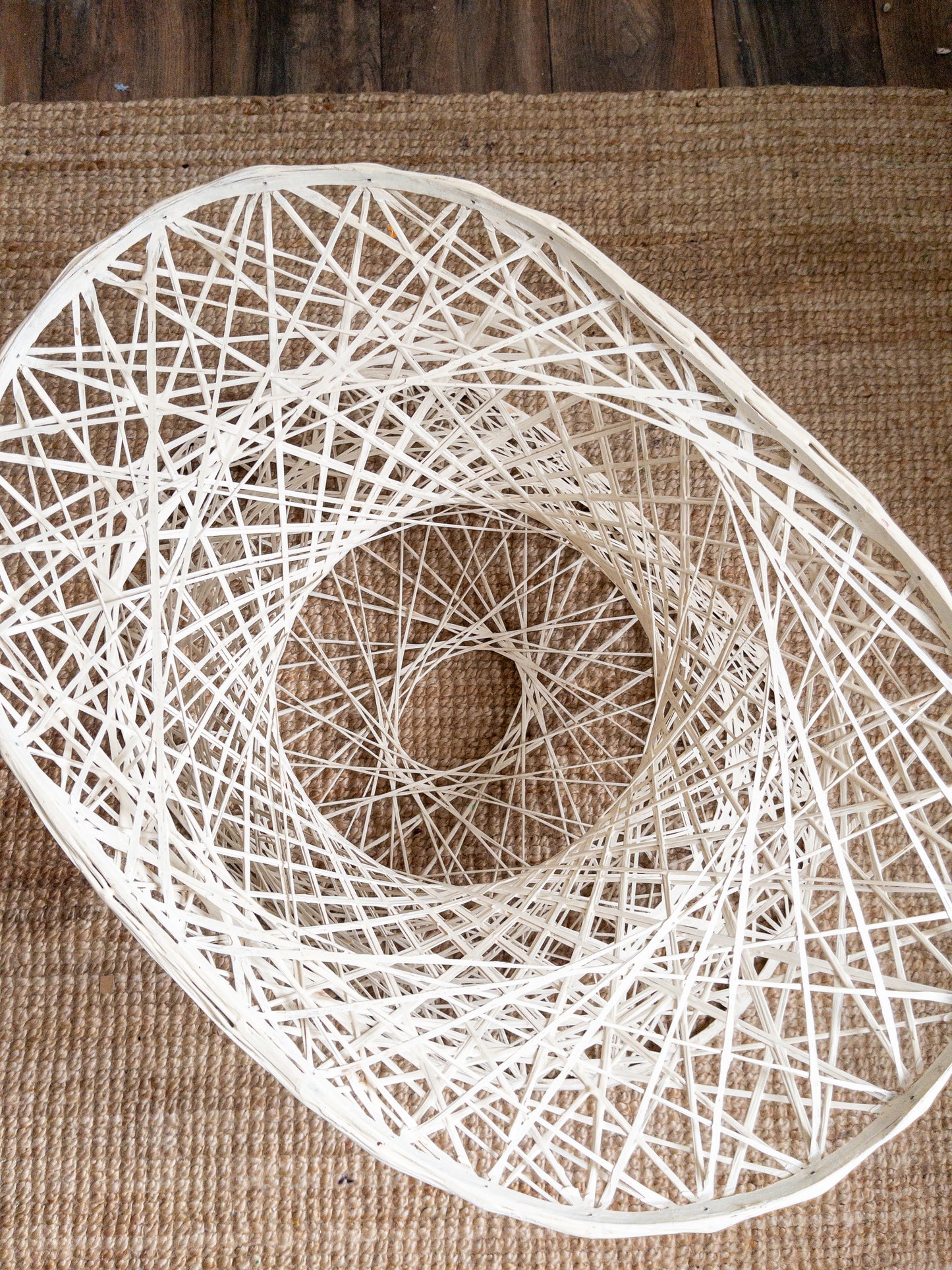 Spun fibreglass side table
