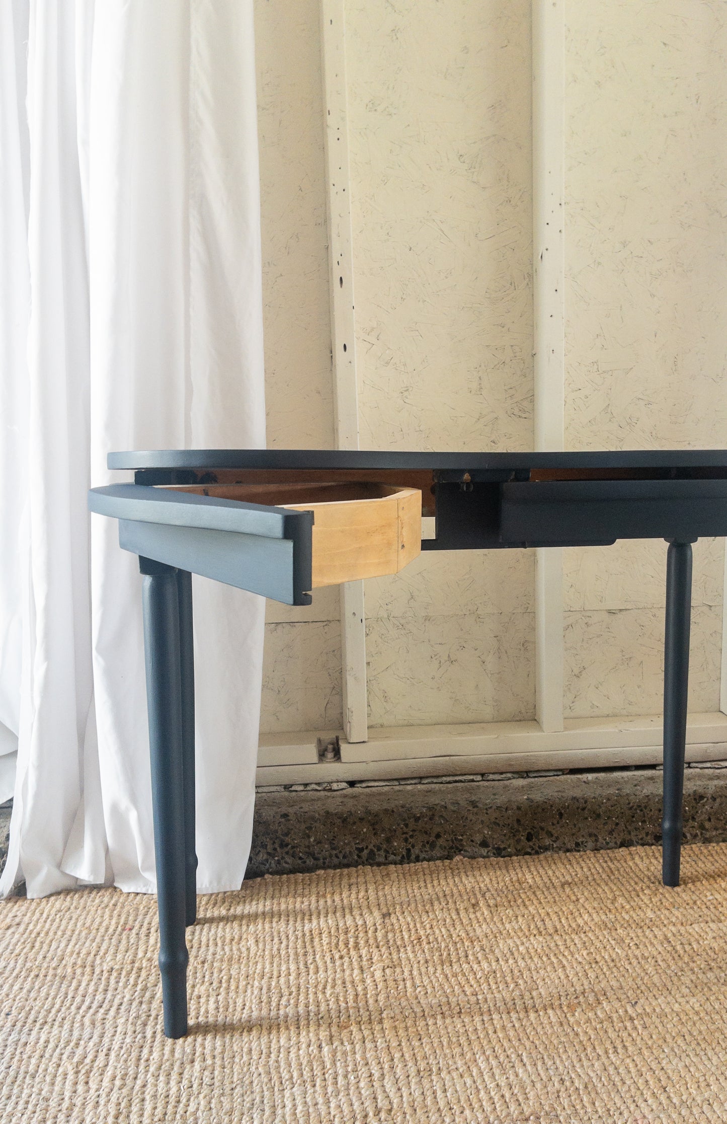 Kidney console table