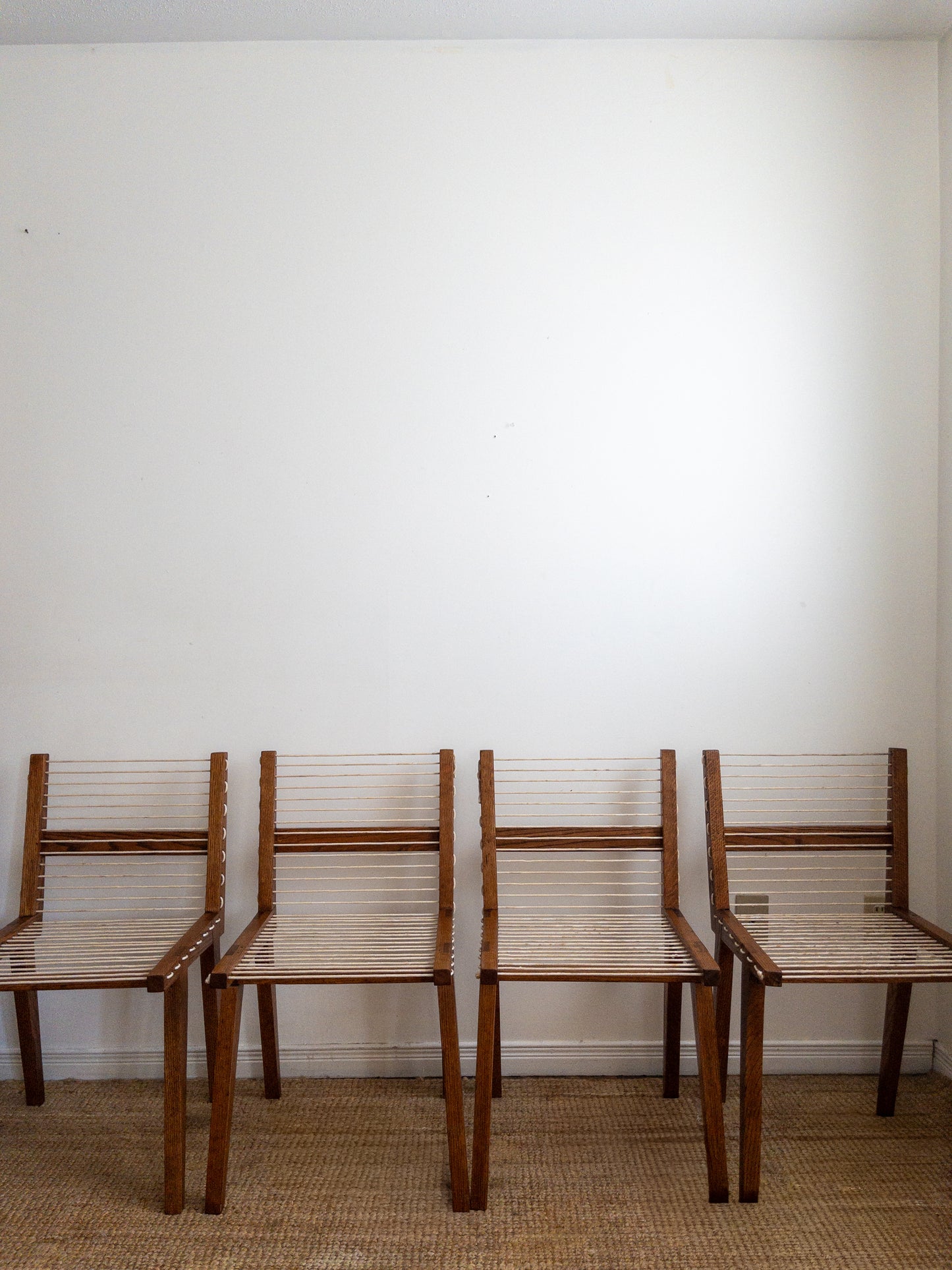 Corded dining chairs