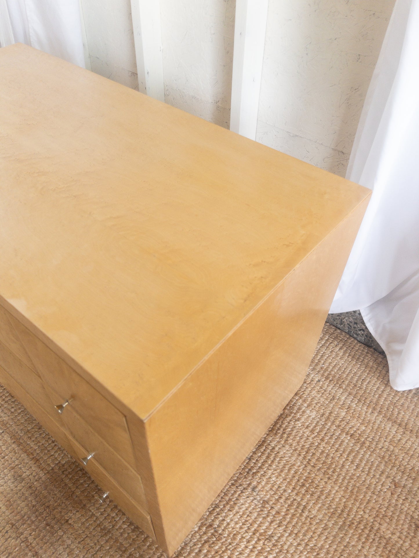 Birds Eye maple nightstands
