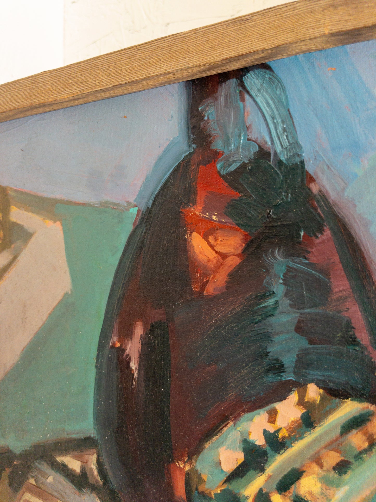 "Still Life in Patterns" oil painting