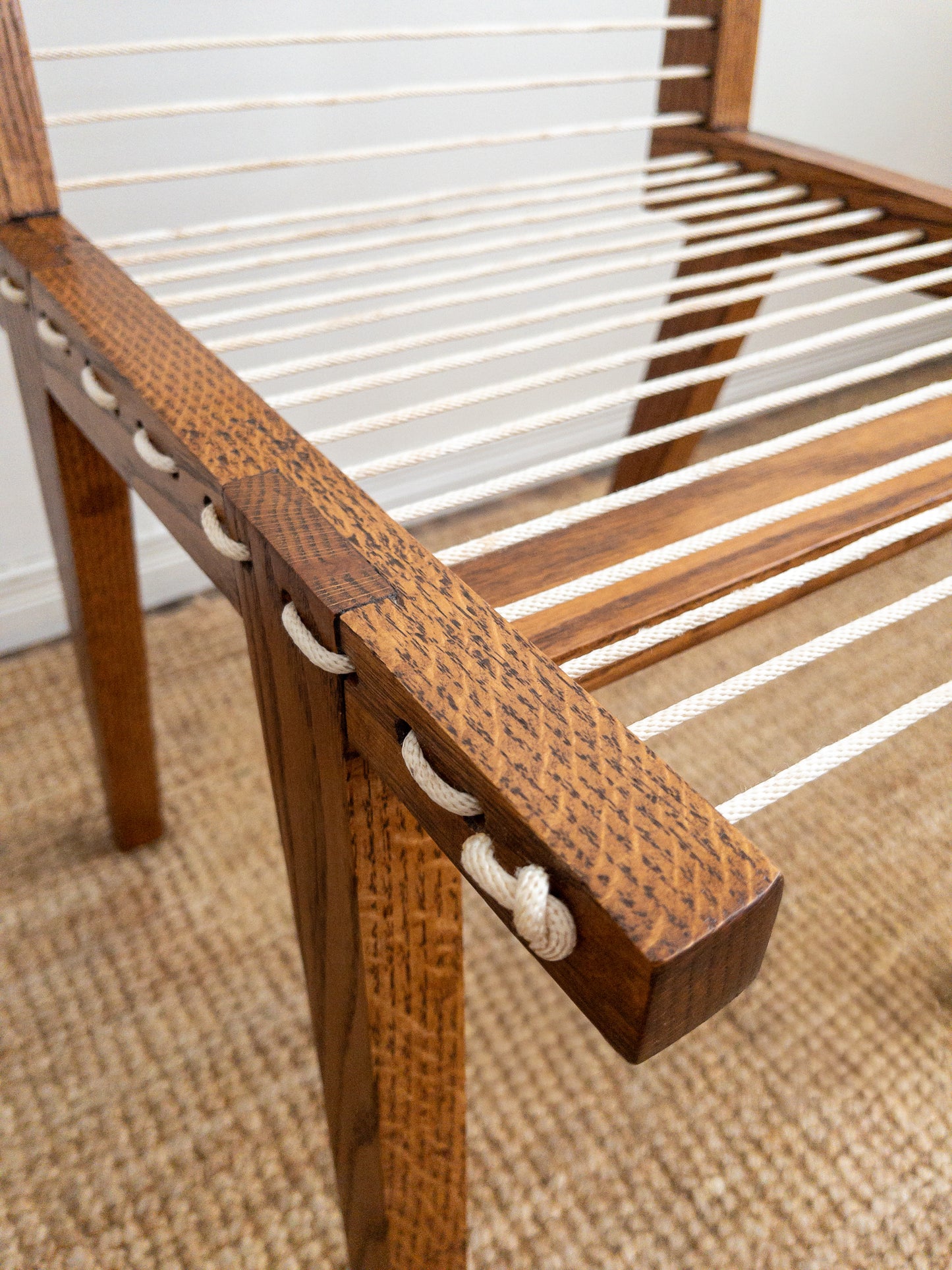Corded dining chairs