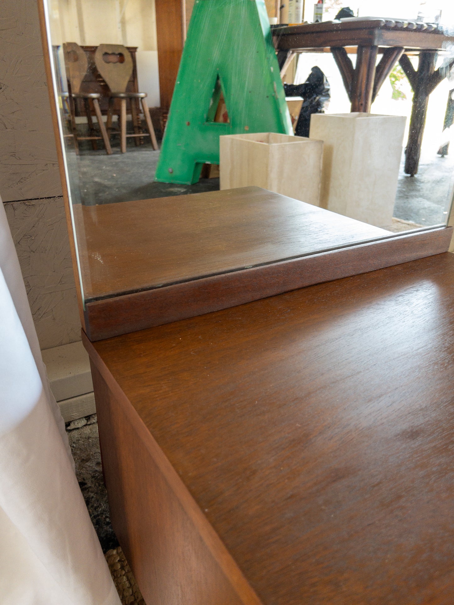 Mid-century standing mirror
