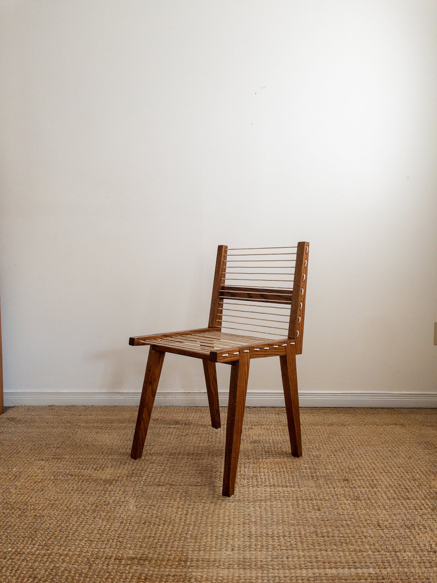 Corded dining chairs