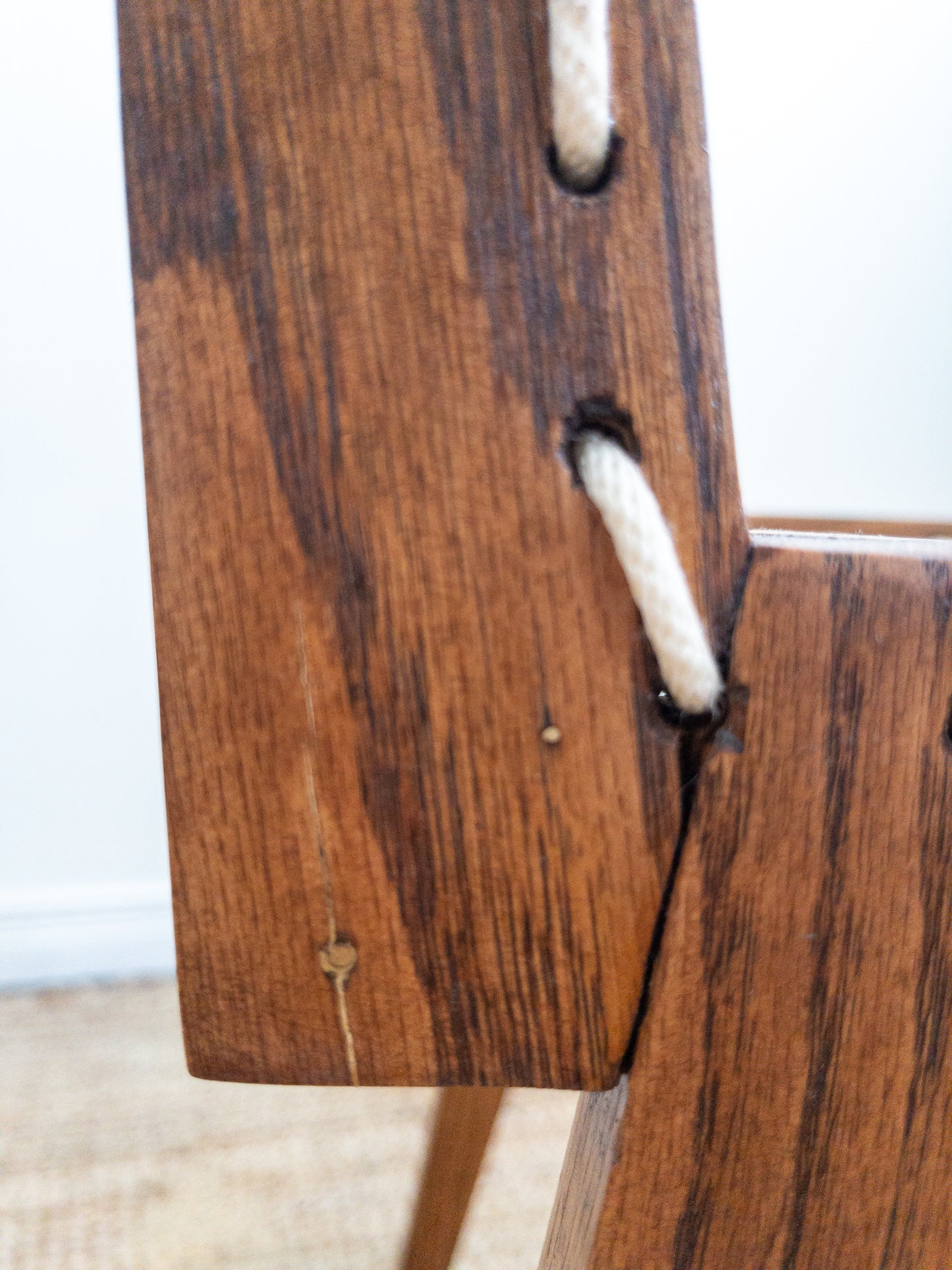 Corded dining chairs
