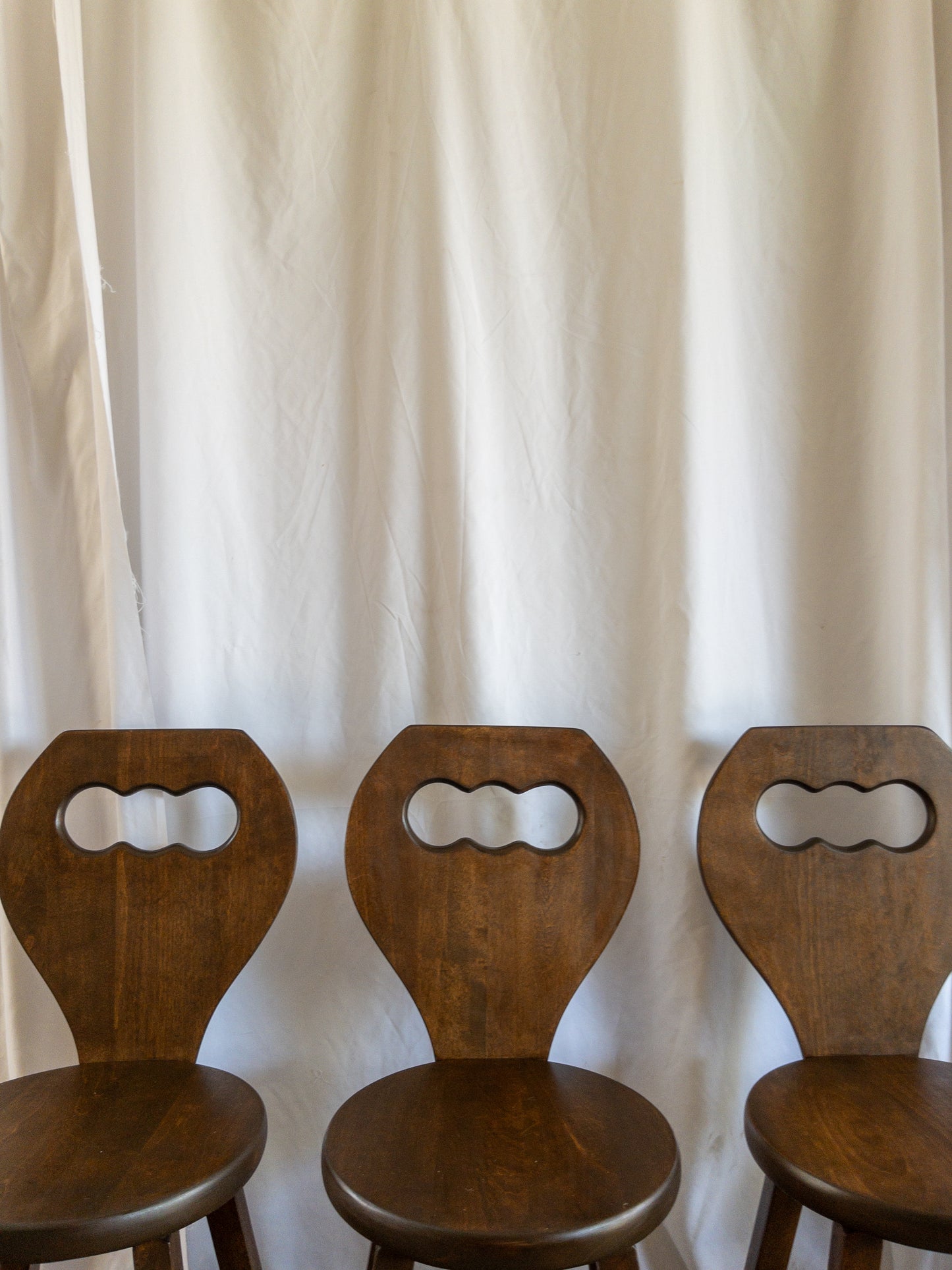 carved wood chairs