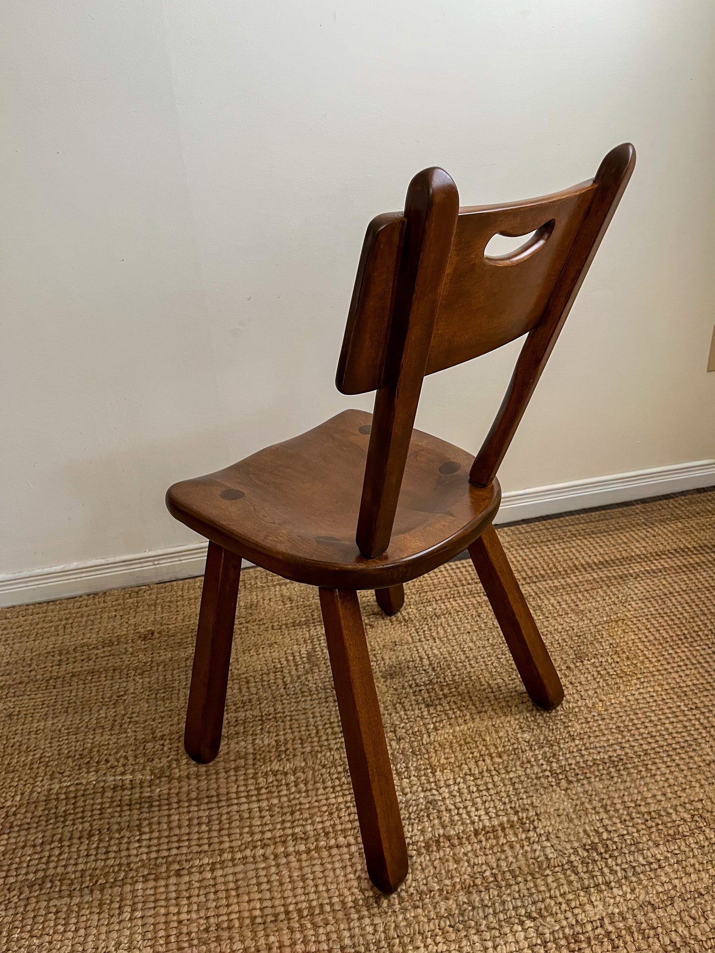 Maple dining chairs