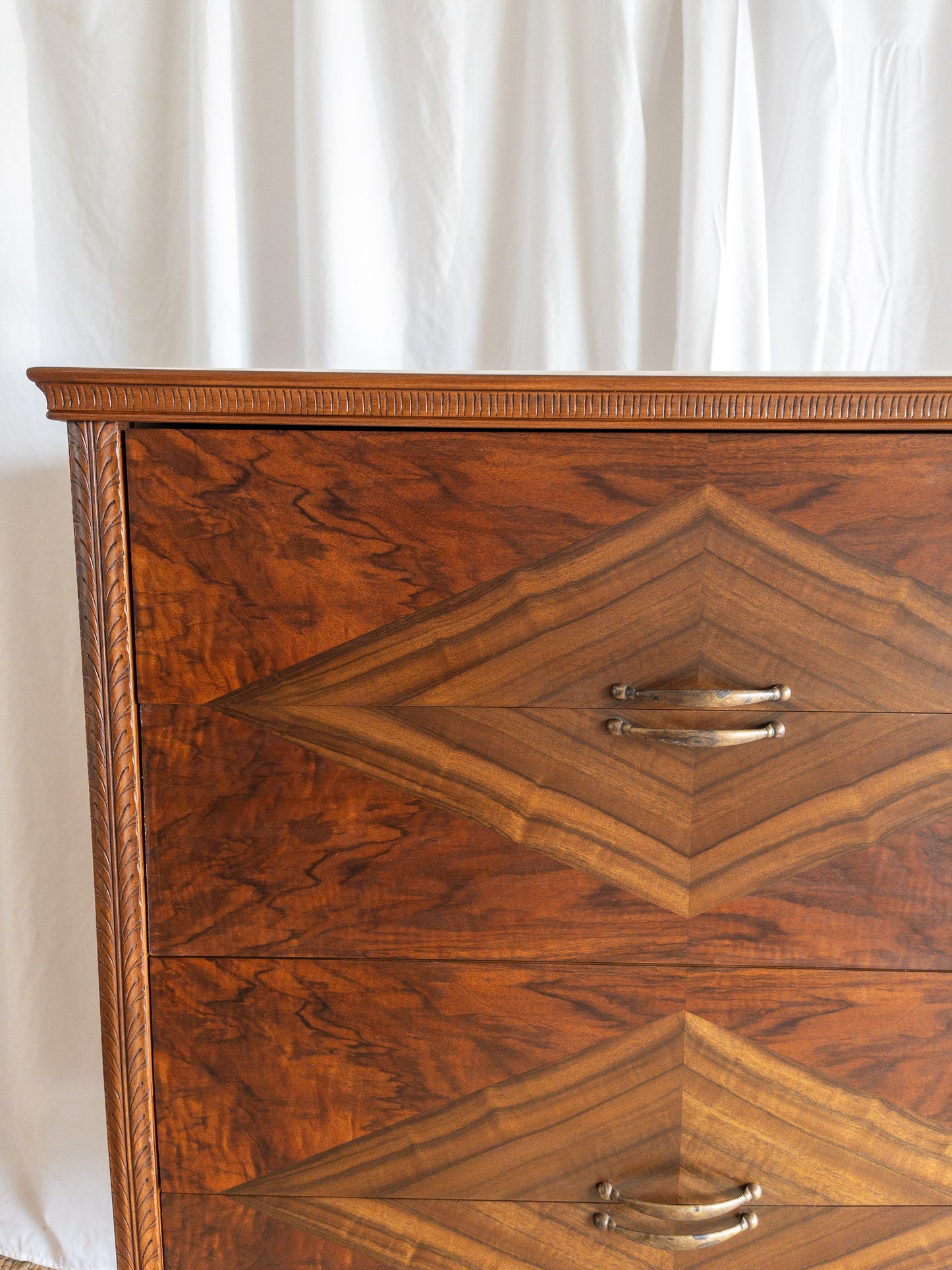 Marble top tall boy