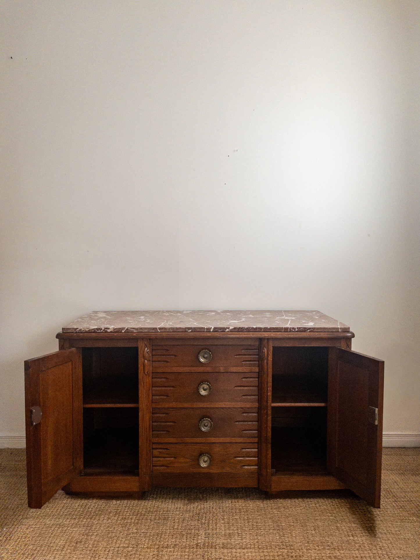 30s oak sideboard