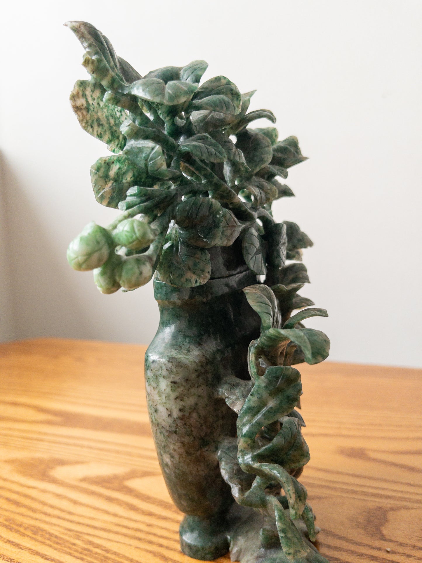 carved jade box