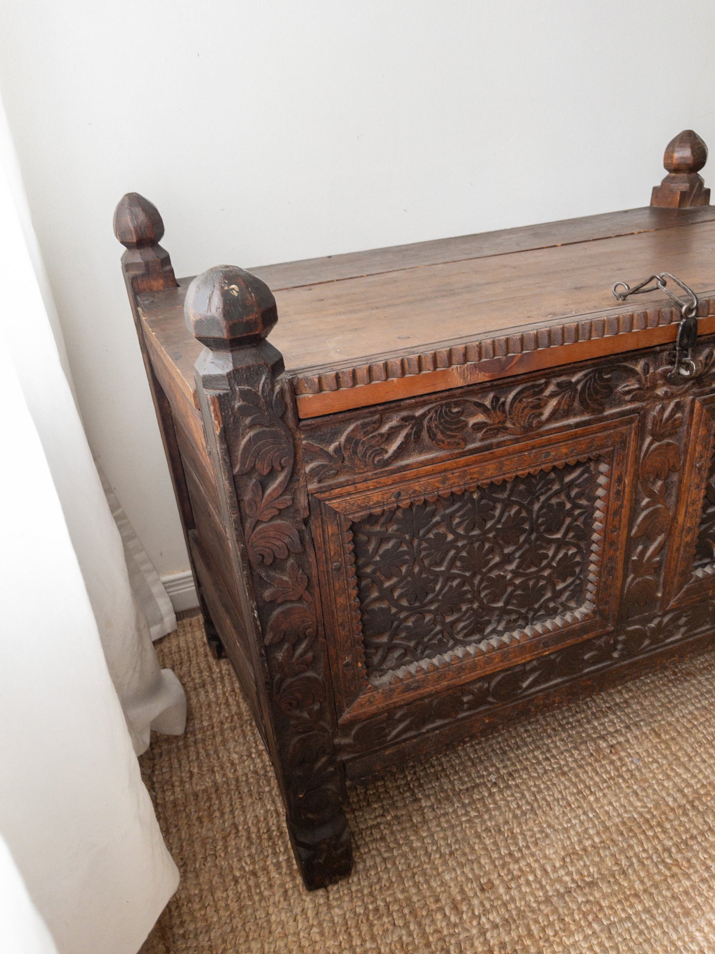 Antique carved chest