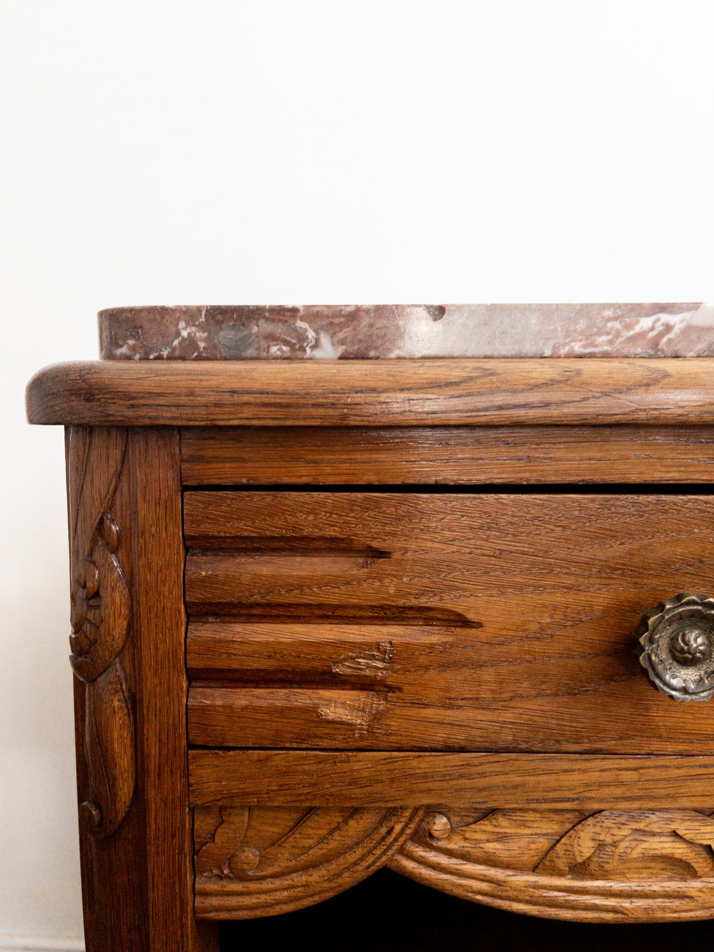30s oak bedside tables