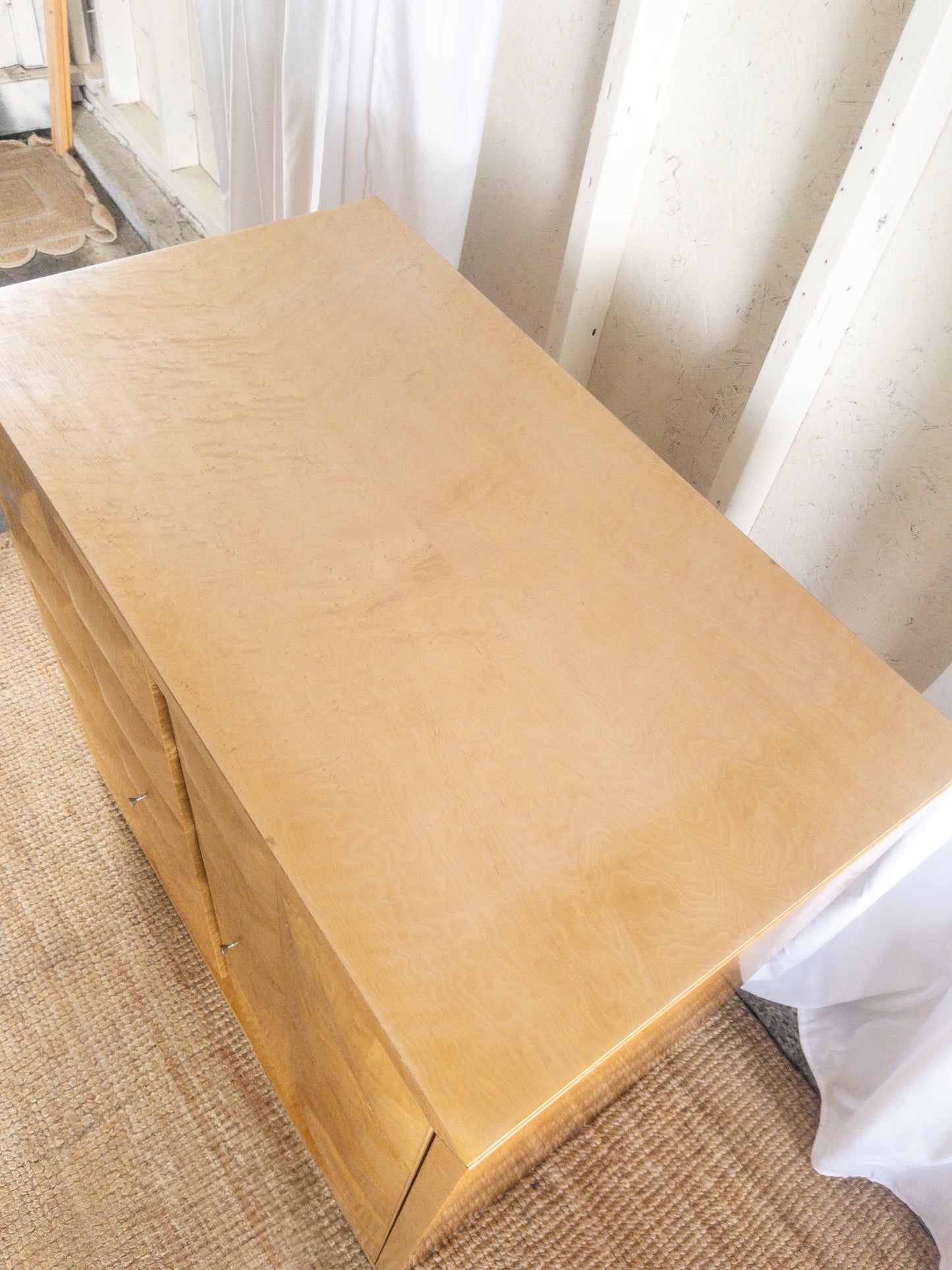 Birds Eye maple cabinet