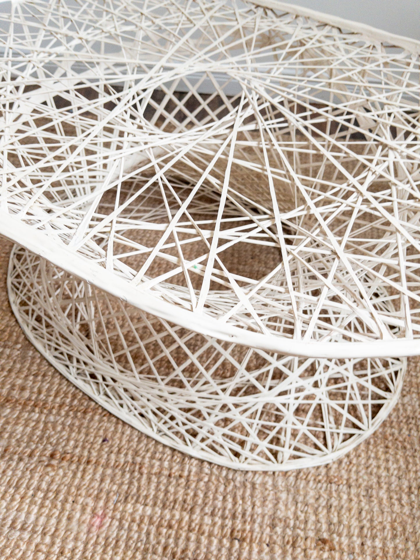 Spun fibreglass side table