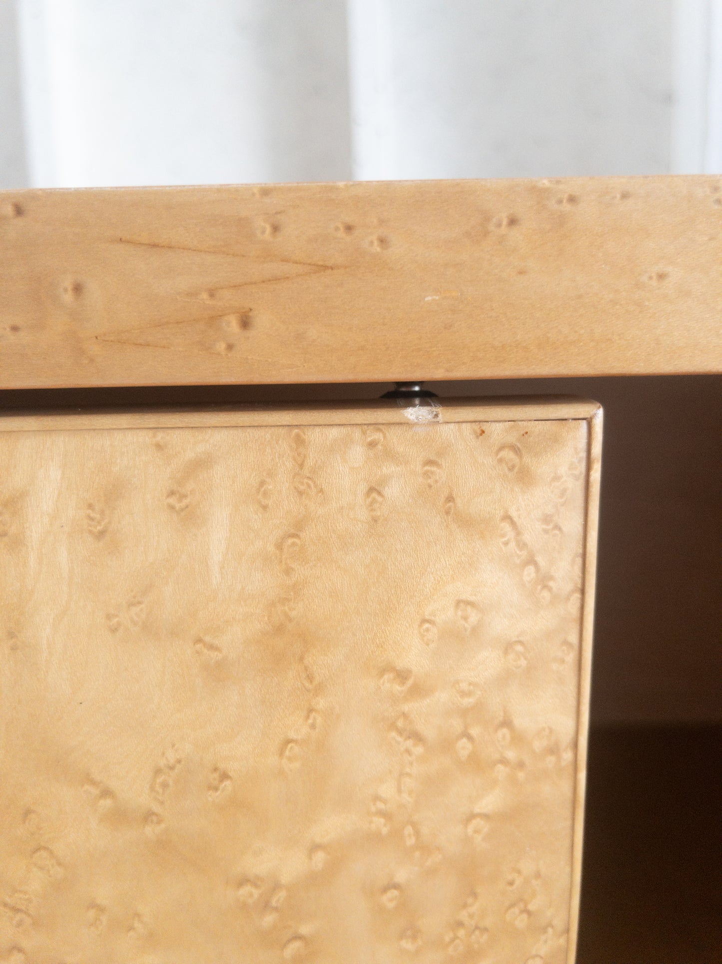 Birds Eye maple cabinet